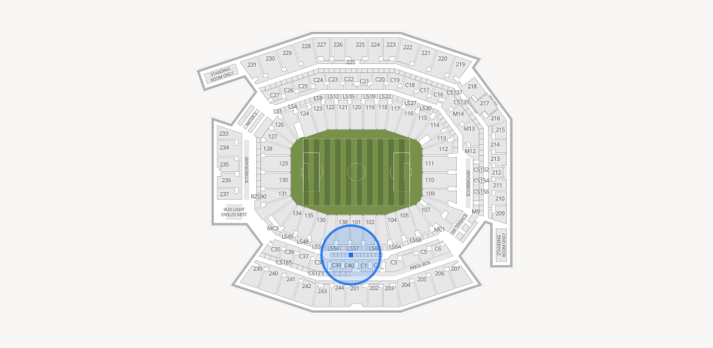 Lincoln Financial Field Seating Chart