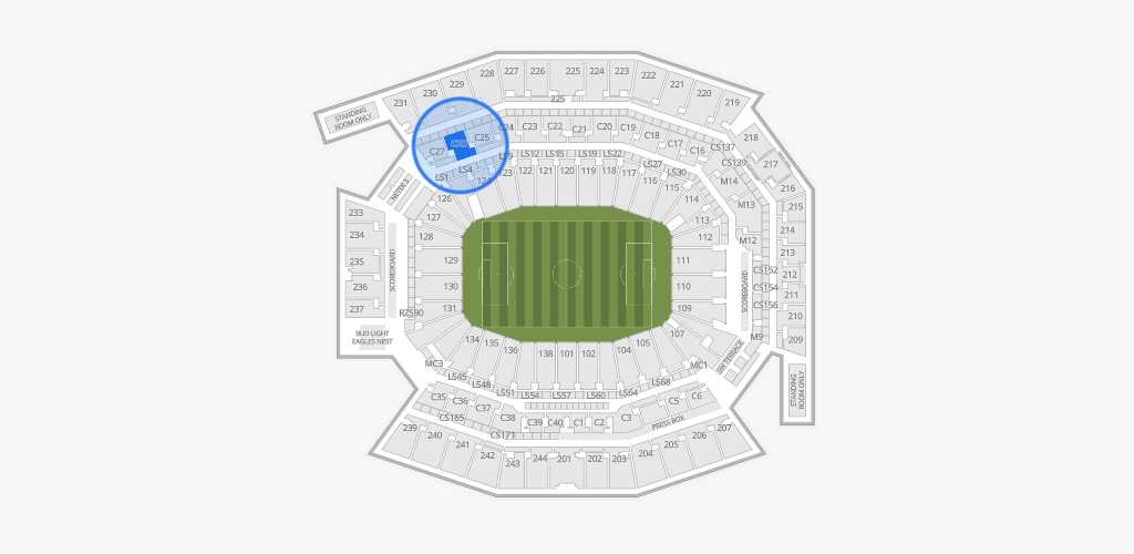 Lincoln Financial Field Seating Chart
