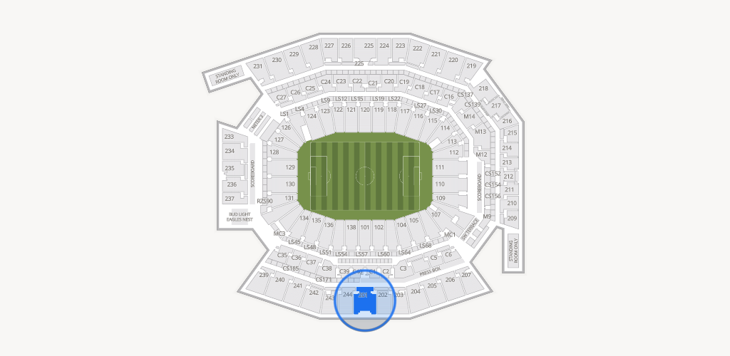 Lincoln Financial Field Seating Chart