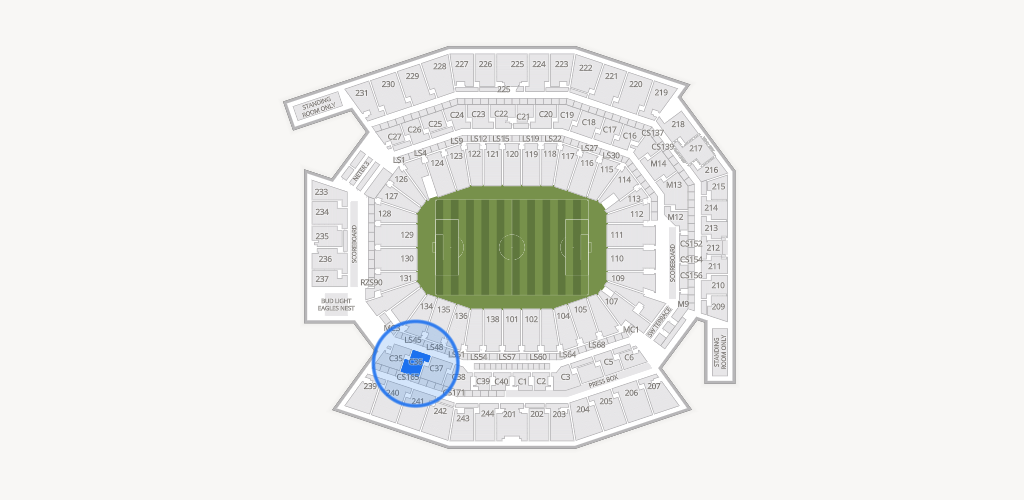 Lincoln Financial Field Seating Chart