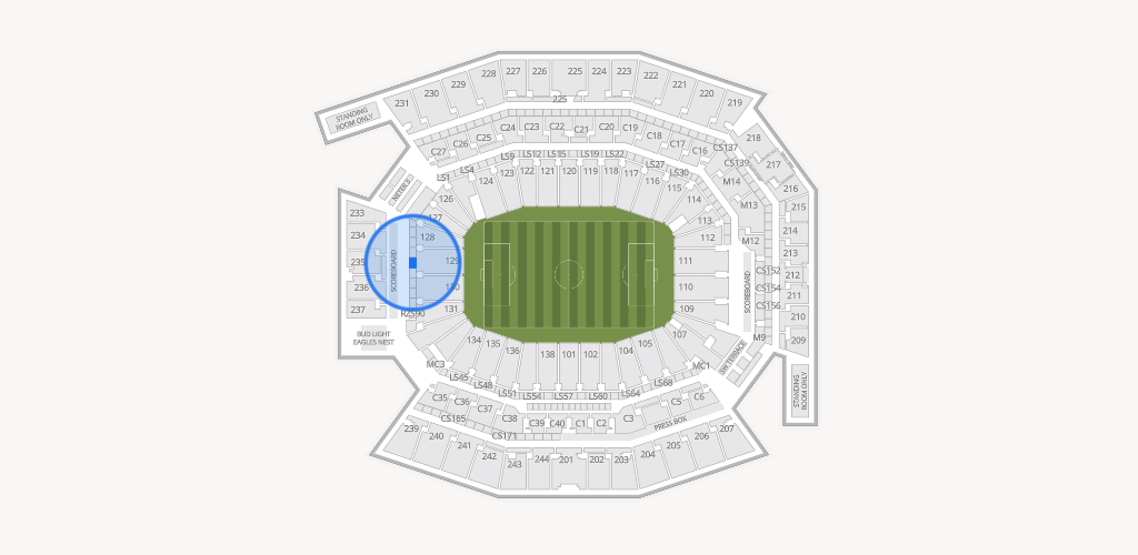Lincoln Financial Field Seating Chart