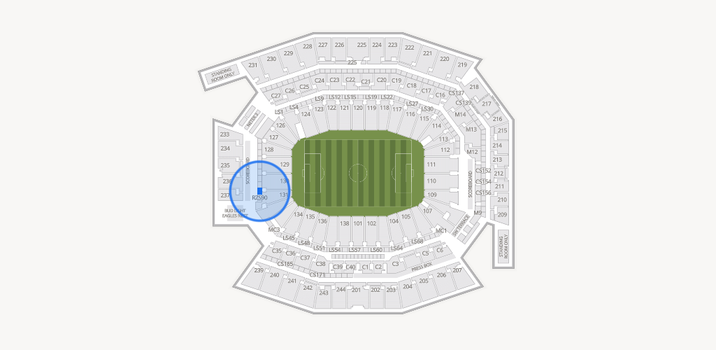 Lincoln Financial Field Seating Chart