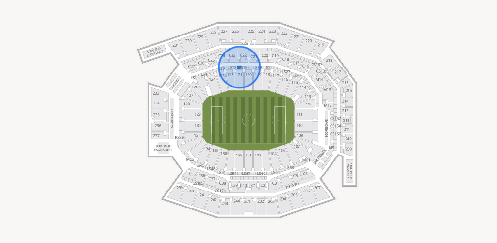 Lincoln Financial Field Seating Chart
