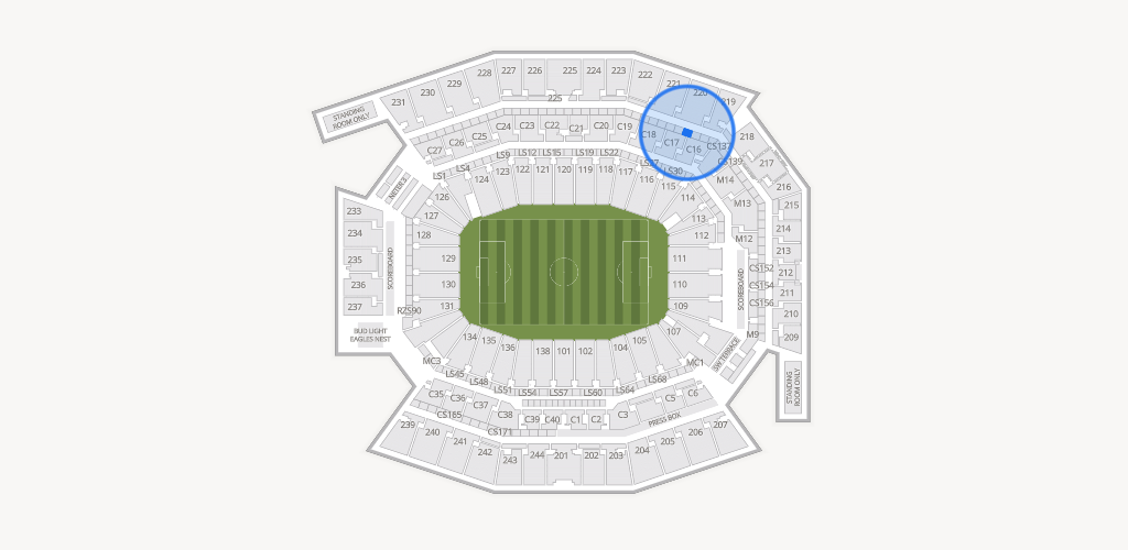 Lincoln Financial Field Seating Chart