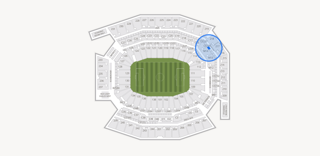 Lincoln Financial Field Seating Chart
