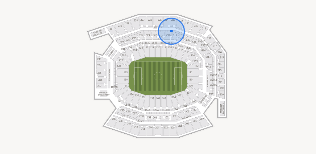 Lincoln Financial Field Seating Chart