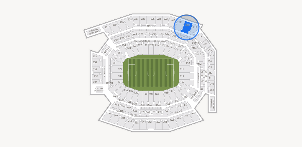 Lincoln Financial Field Seating Chart