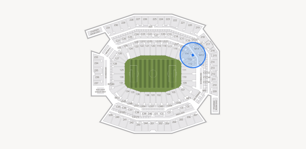 Lincoln Financial Field Seating Chart