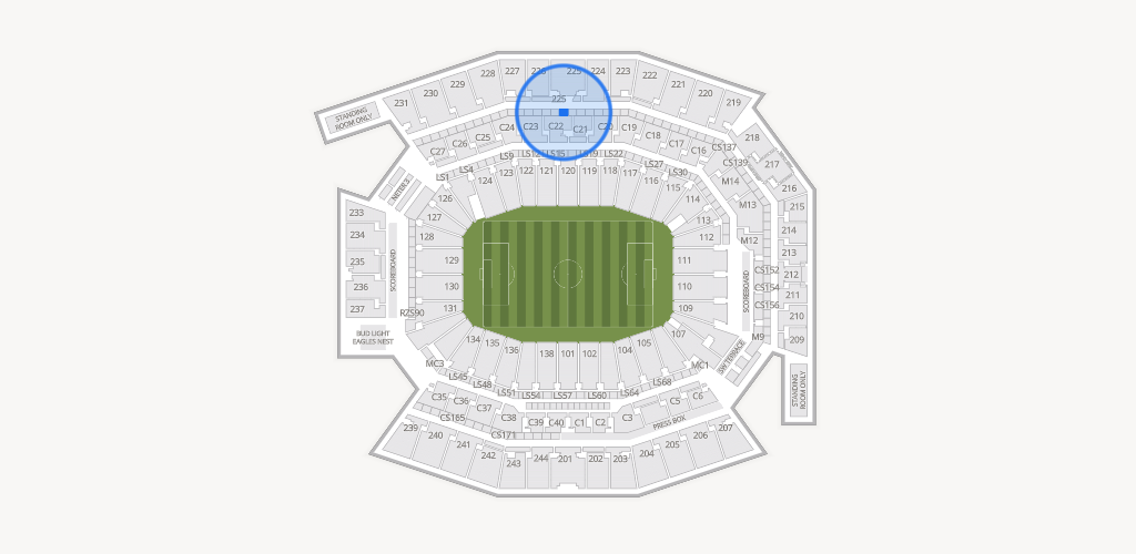 Lincoln Financial Field Seating Chart