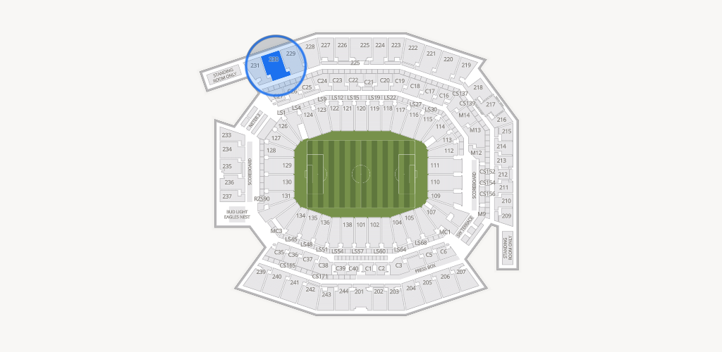 Lincoln Financial Field Seating Chart