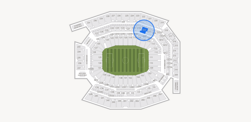 Lincoln Financial Field Seating Chart
