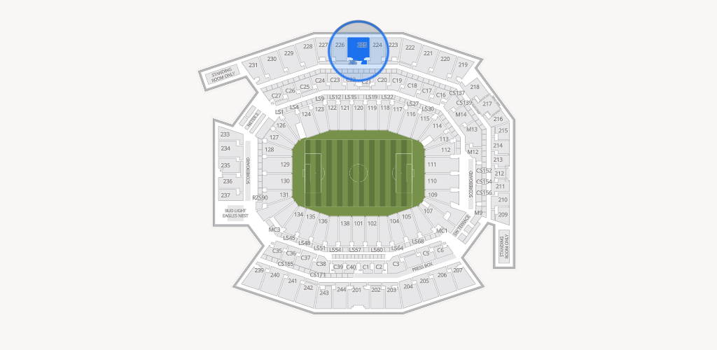 Lincoln Financial Field Seating Chart