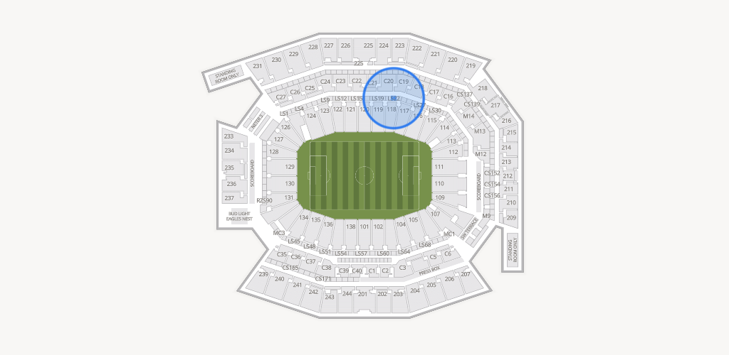 Lincoln Financial Field Seating Chart