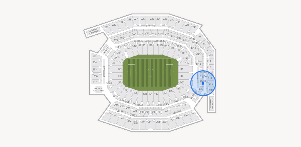 Lincoln Financial Field Seating Chart