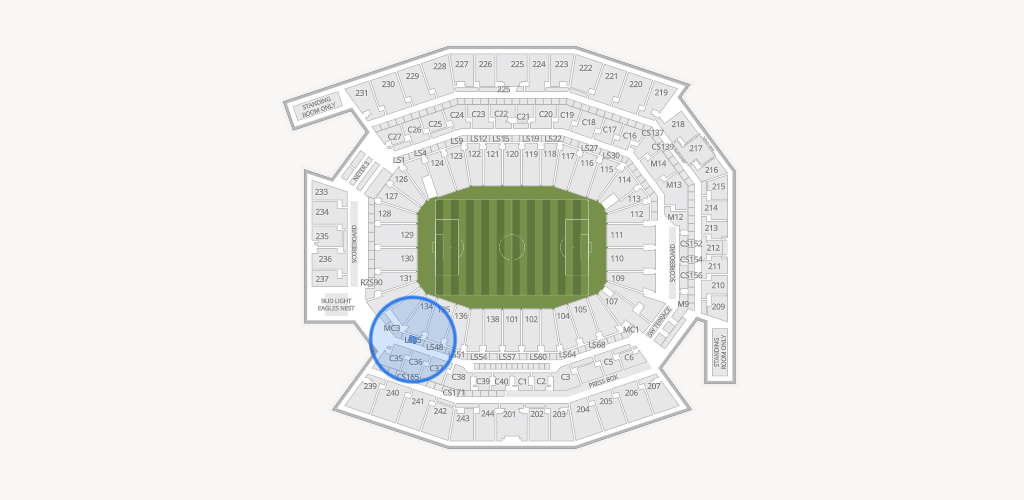 Lincoln Financial Field Seating Chart