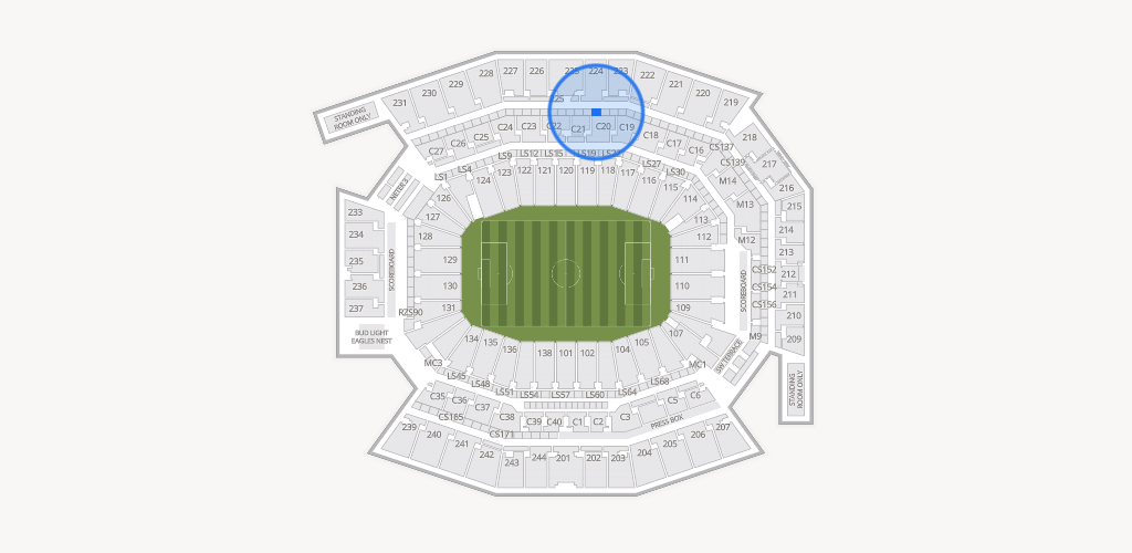 Lincoln Financial Field Seating Chart