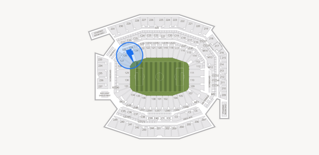 Lincoln Financial Field Seating Chart