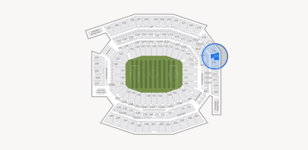 Lincoln Financial Field Seating Chart