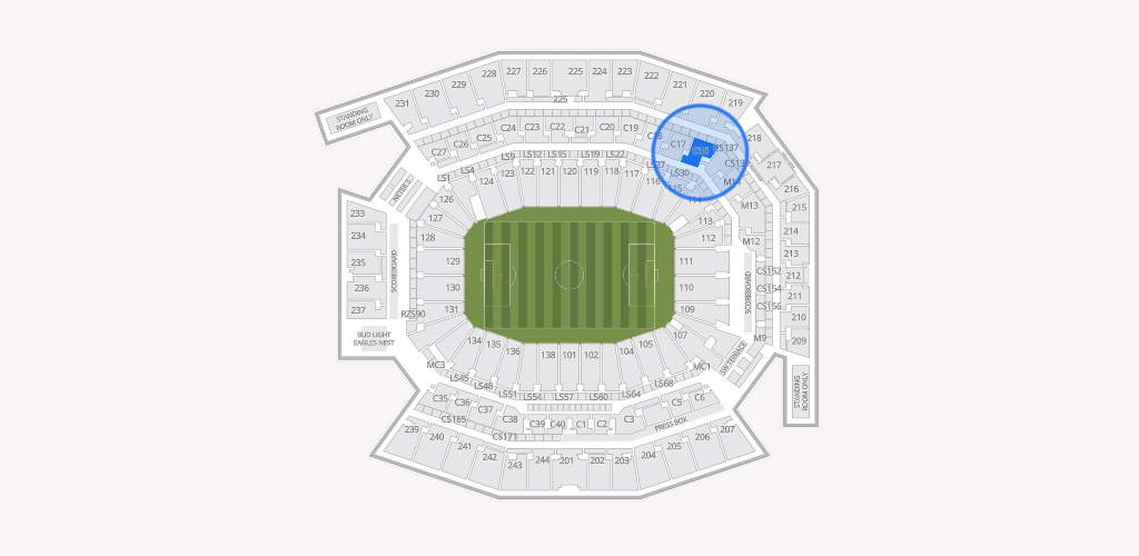 Lincoln Financial Field Seating Chart
