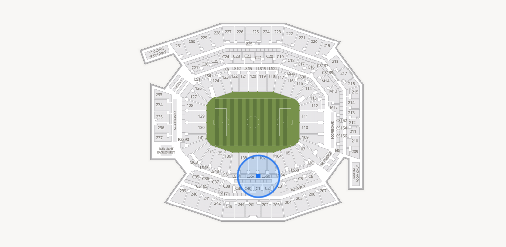 Lincoln Financial Field Seating Chart