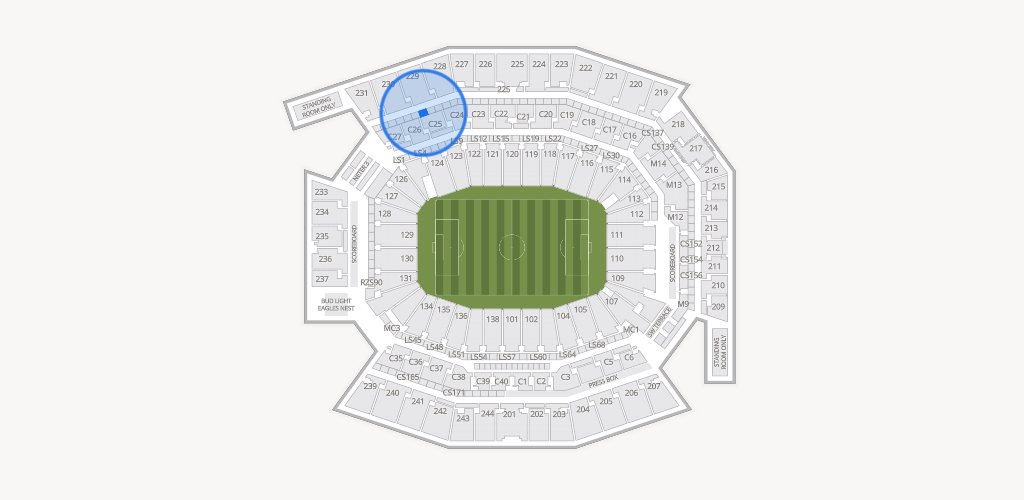 Lincoln Financial Field Seating Chart
