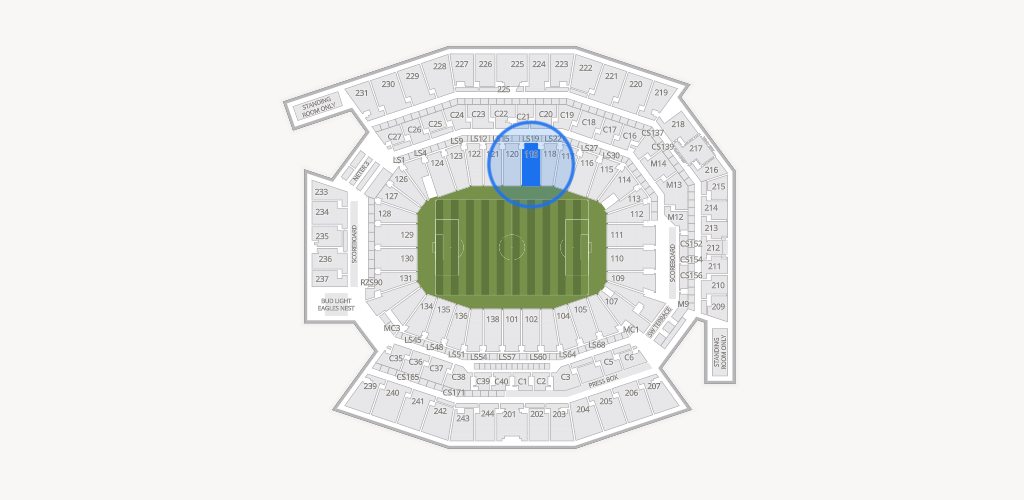 Lincoln Financial Field Seating Chart