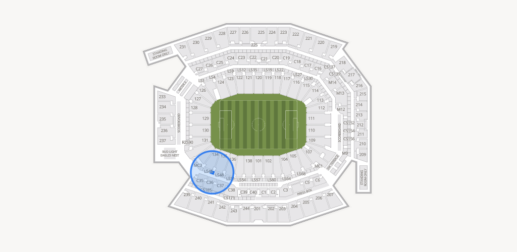 Lincoln Financial Field Seating Chart