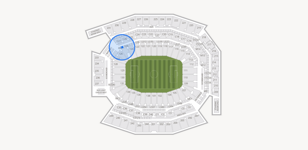 Lincoln Financial Field Seating Chart