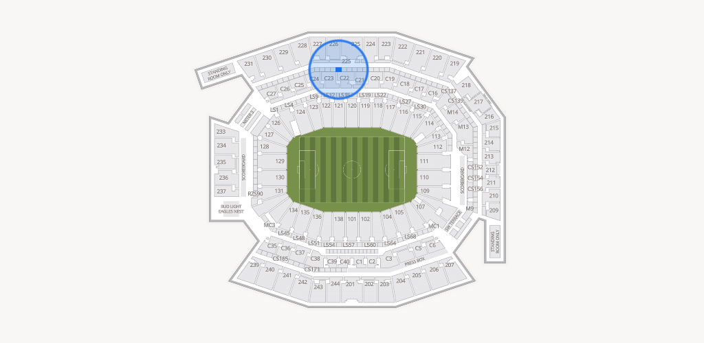 Lincoln Financial Field Seating Chart