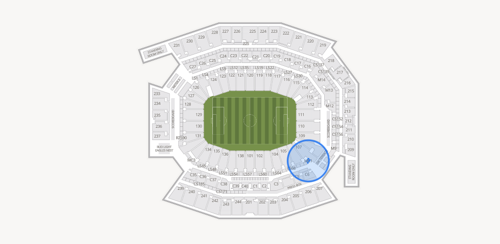 Lincoln Financial Field Seating Chart