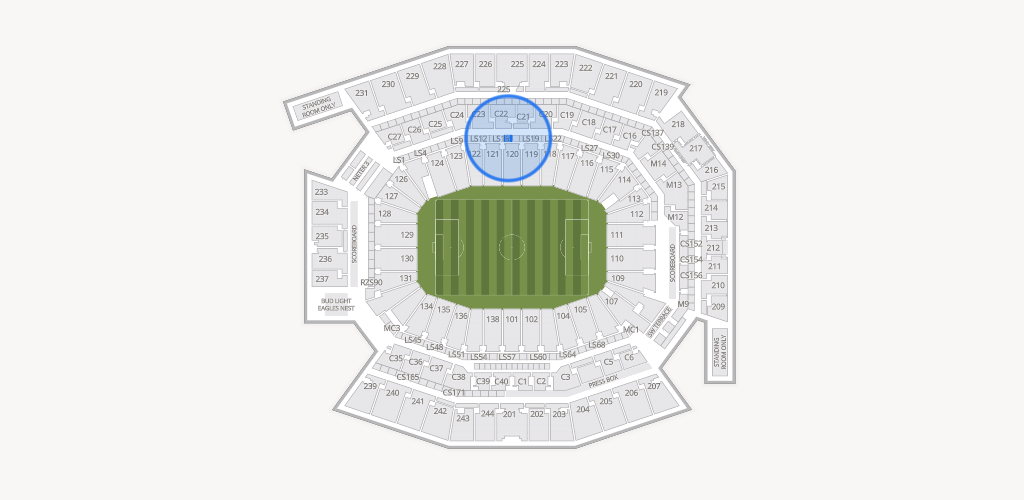 Lincoln Financial Field Seating Chart
