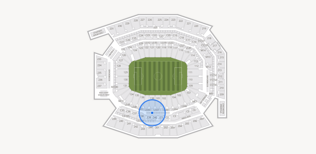 Lincoln Financial Field Seating Chart