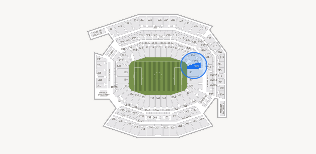 Lincoln Financial Field Seating Chart
