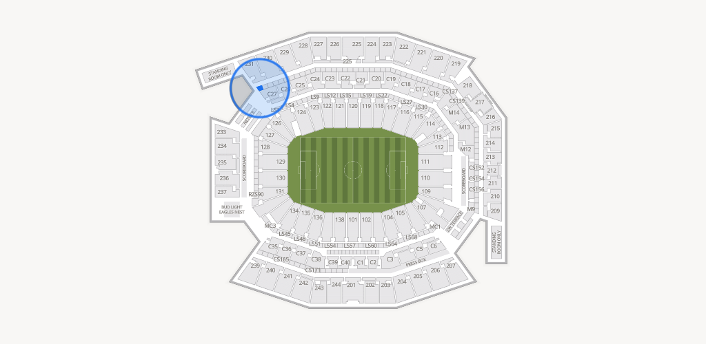 Lincoln Financial Field Seating Chart