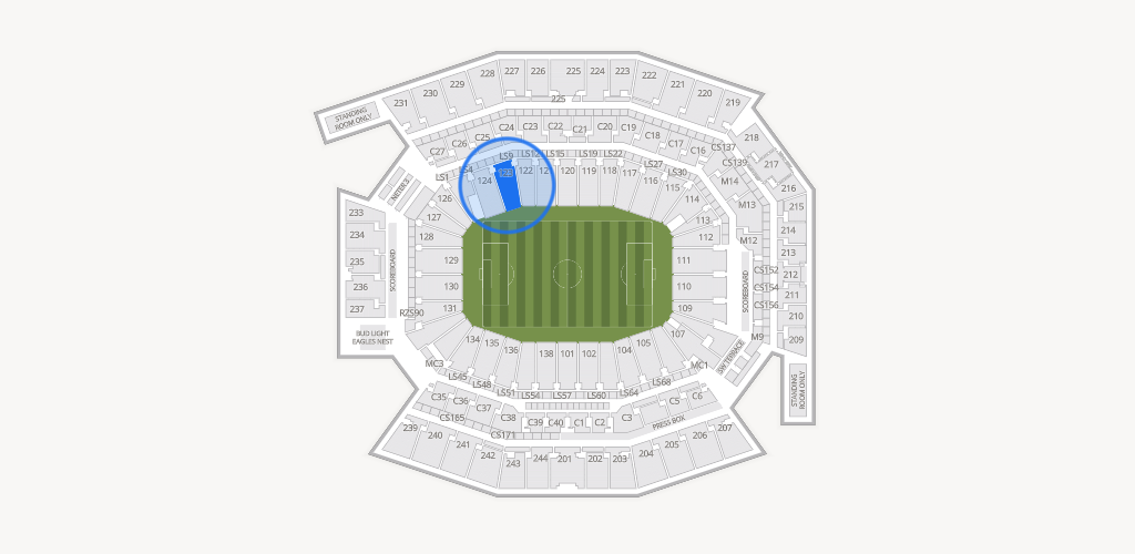 Lincoln Financial Field Seating Chart