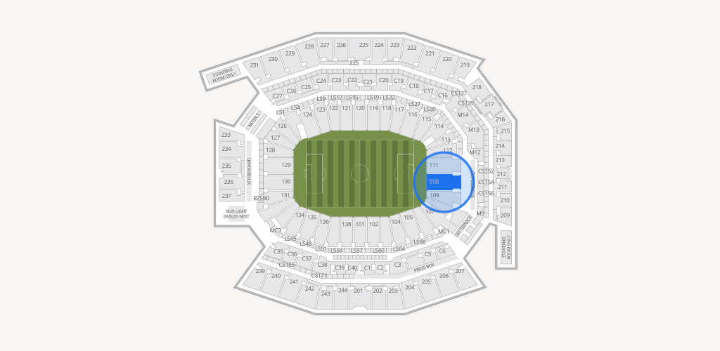 Lincoln Financial Field Seating Chart
