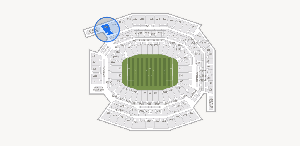 Lincoln Financial Field Seating Chart
