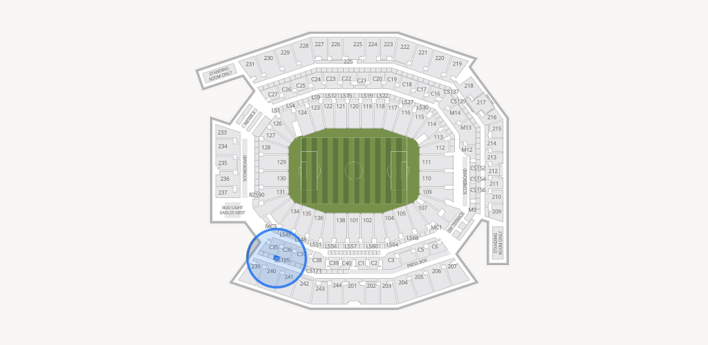 Lincoln Financial Field Seating Chart