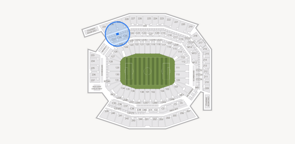 Lincoln Financial Field Seating Chart