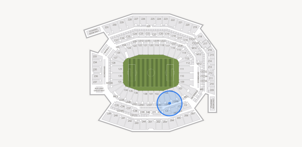 Lincoln Financial Field Seating Chart