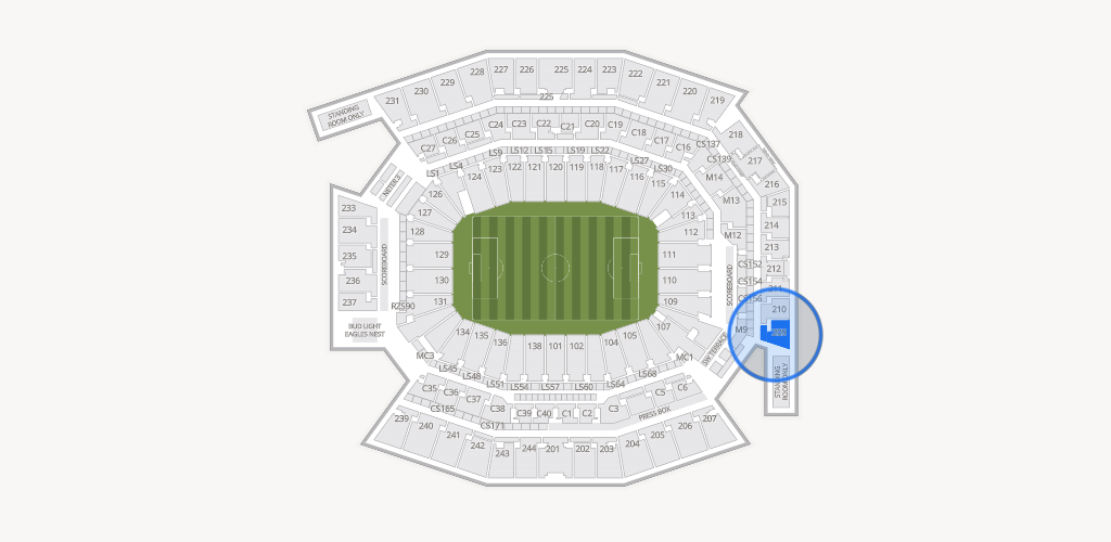 Lincoln Financial Field Seating Chart