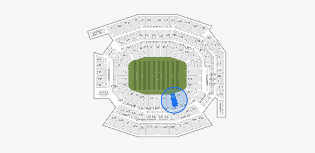 Lincoln Financial Field Seating Chart