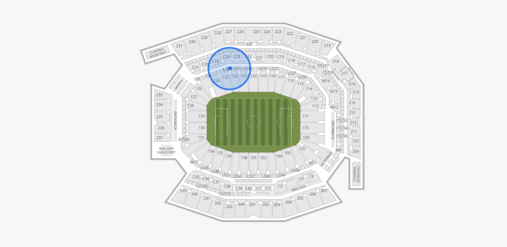 Lincoln Financial Field Seating Chart