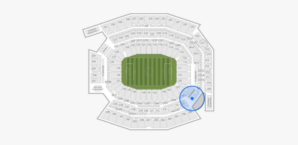 Lincoln Financial Field Seating Chart