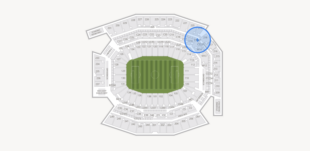 Lincoln Financial Field Seating Chart