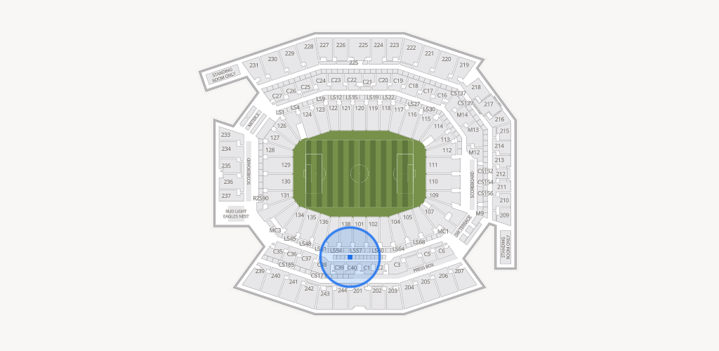 Lincoln Financial Field Seating Chart