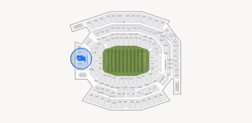 Lincoln Financial Field Seating Chart