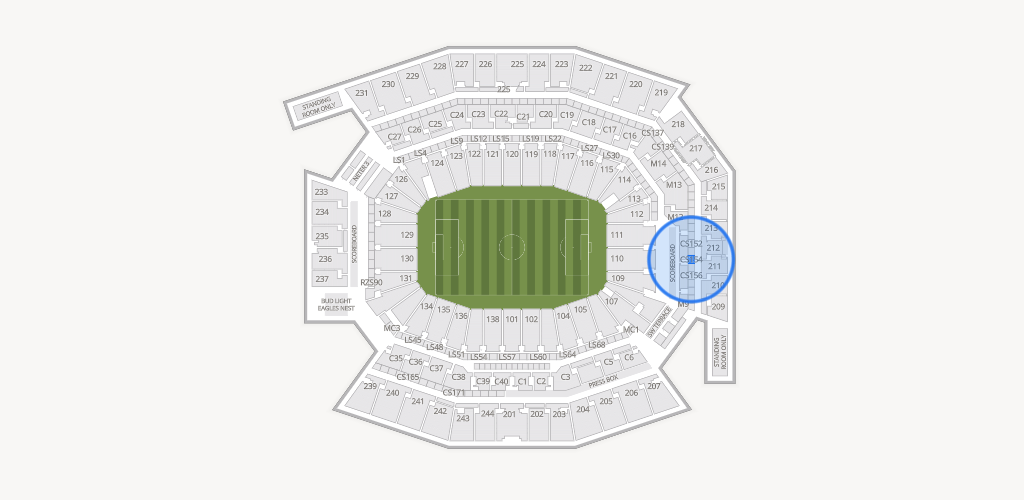 Lincoln Financial Field Seating Chart