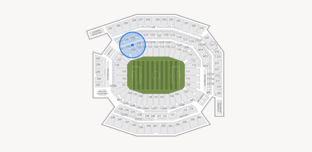 Lincoln Financial Field Seating Chart