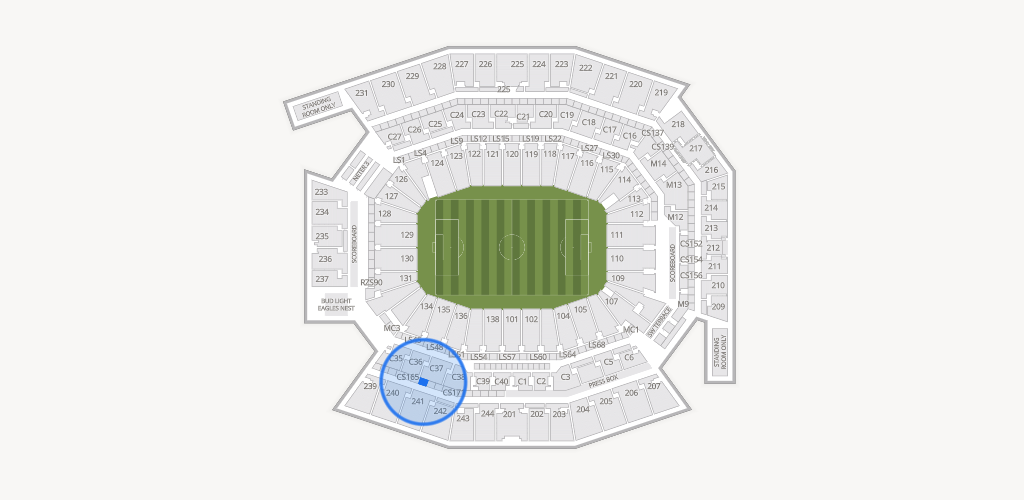 Lincoln Financial Field Seating Chart